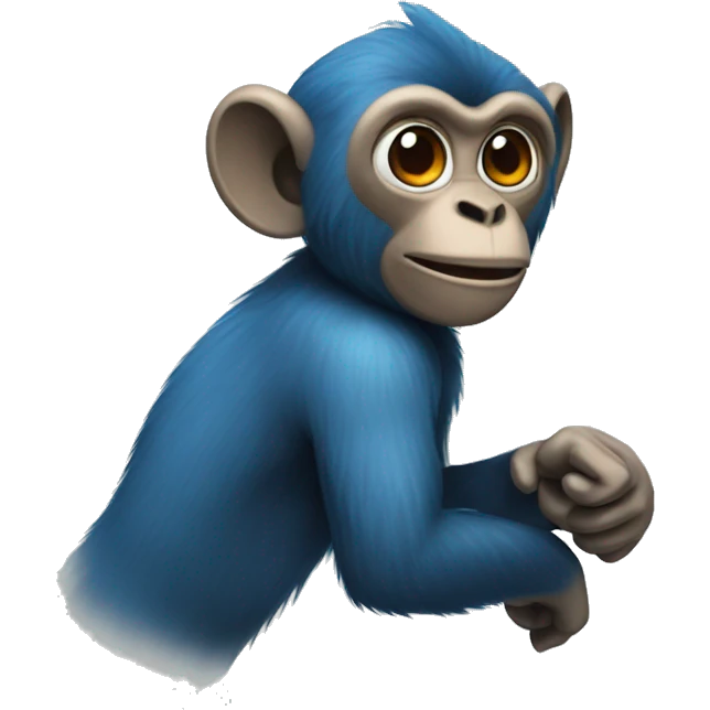 Flying Blue Monkey emoji