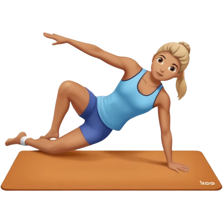 pilates on the mat emoji