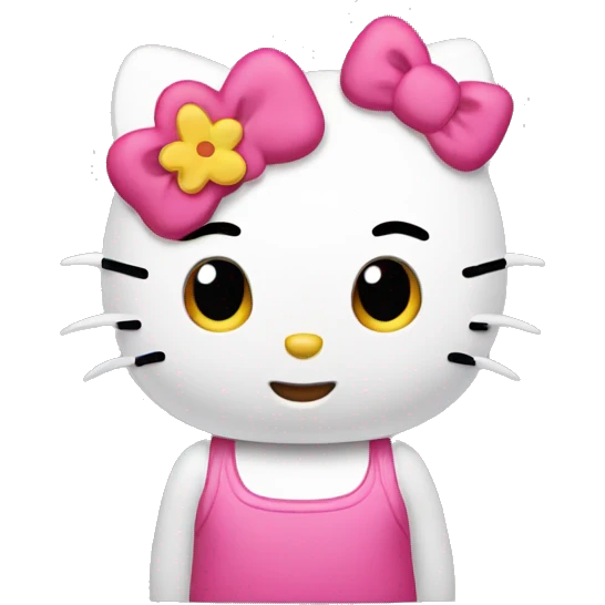 Hello kitty emoji
