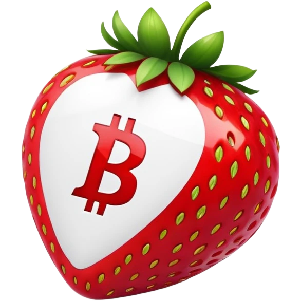 Strawberry crypto emoji emoji