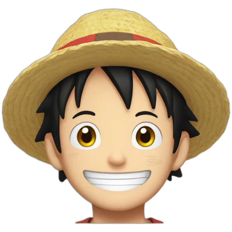 Luffy smile emoji