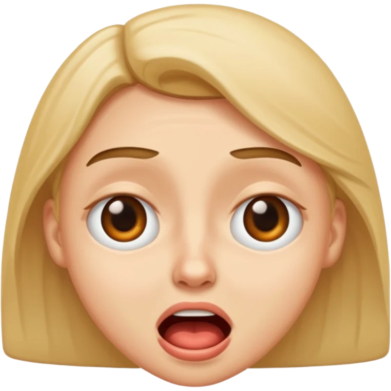 Eye roll while cringing emoji