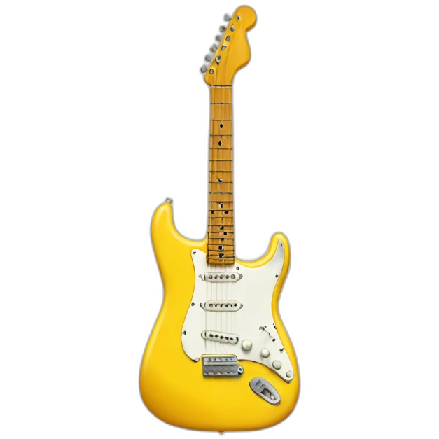 Yellow stratocaster emoji