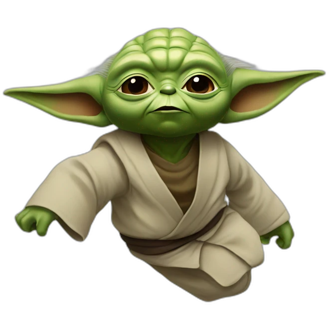 backflip master yoda  emoji