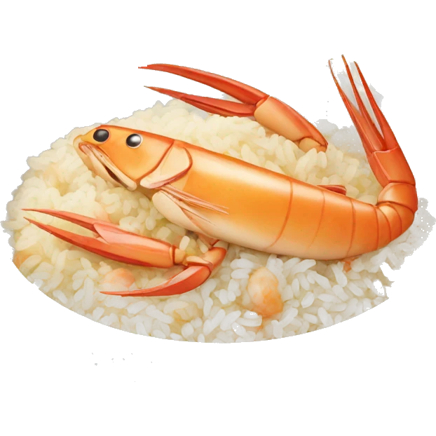 seafood rice emoji
