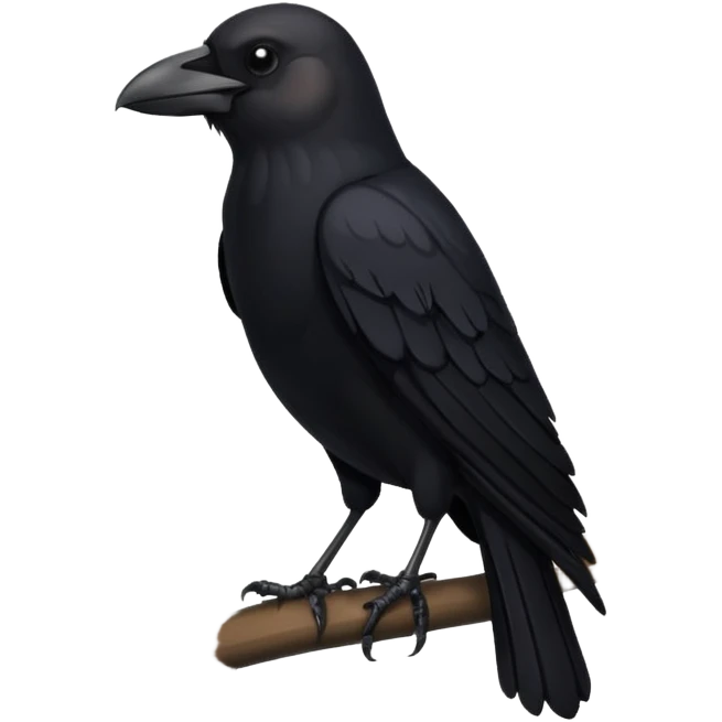 Crow emoji