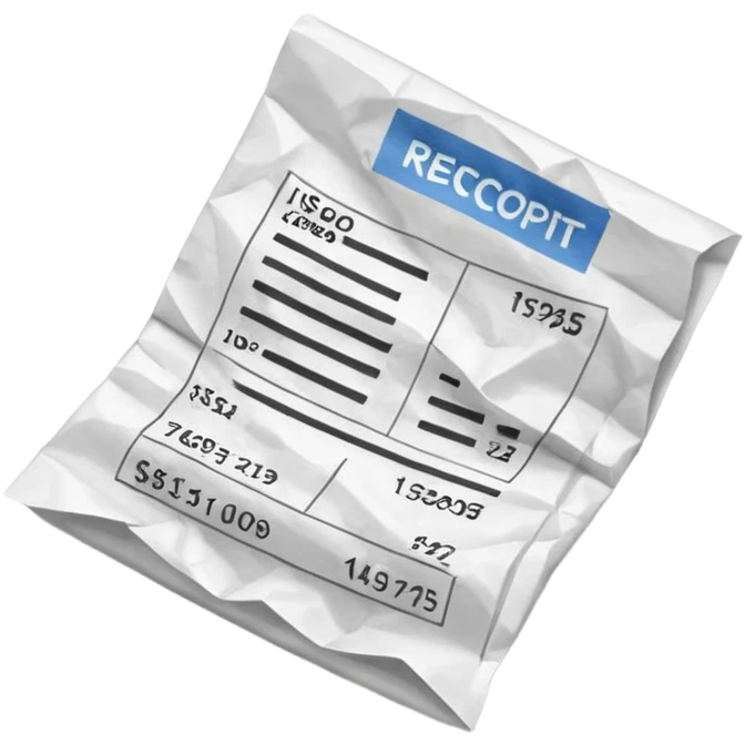 Receipt emoji