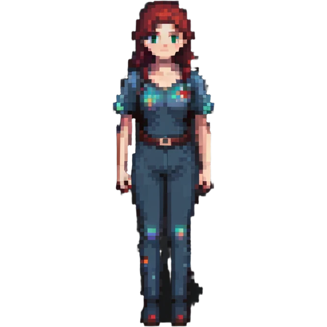 full body female human character emoji