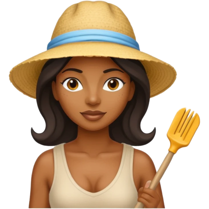Sand Sculptor black woman emoji