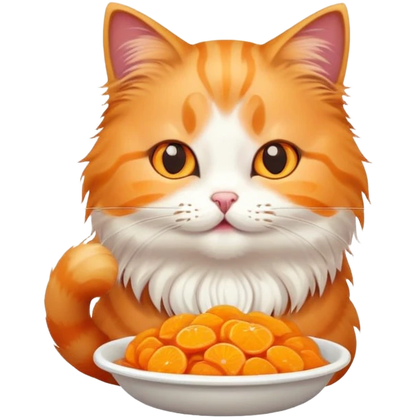 eat food cat emoji