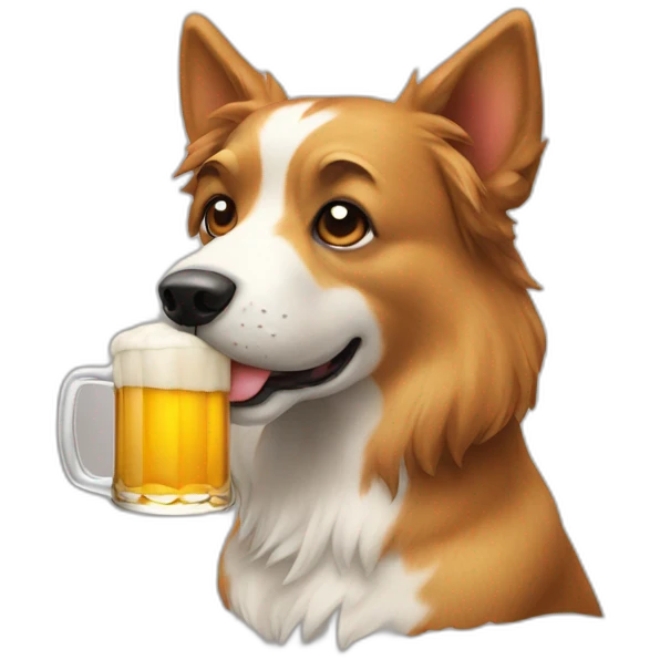 Dog bière  emoji