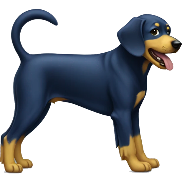 University of Michigan dog emoji