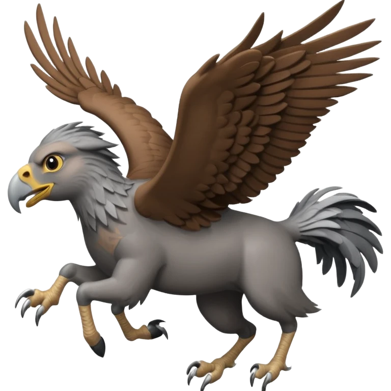 harry potter riding buckbeak emoji