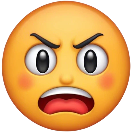 Emoji face mad emoji