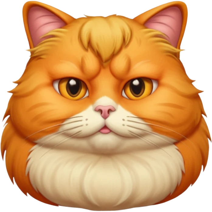 donald Trump as a fat cat emoji