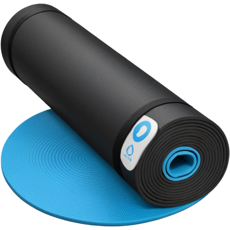 Yoga Mat black emoji