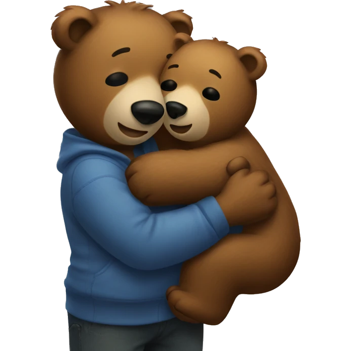 Bear hug emoji