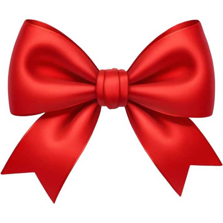 Red bow emoji