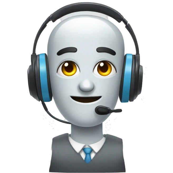robot call center emoji
