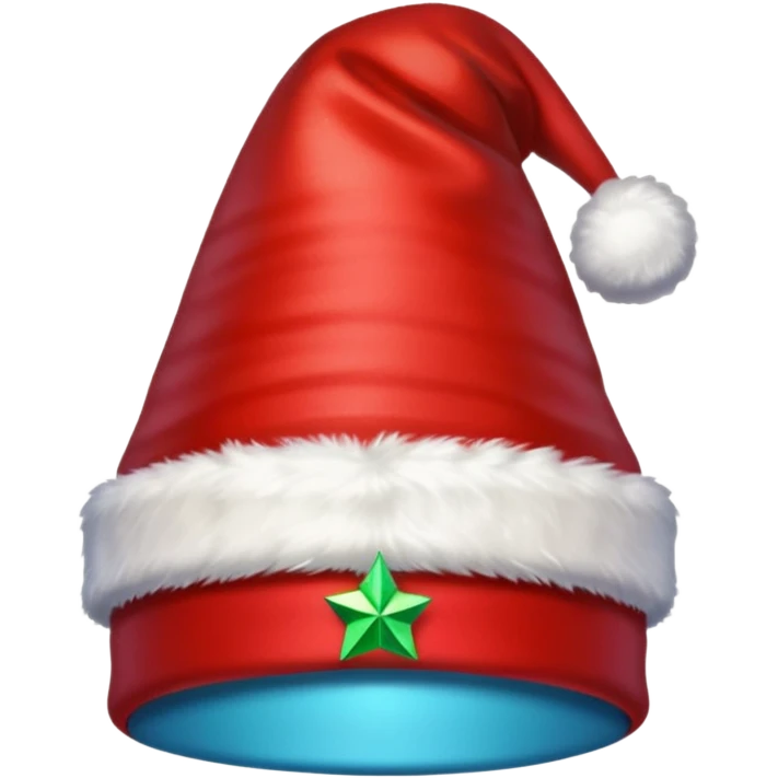 new year hat, christmas hat in telegram sticker style emoji