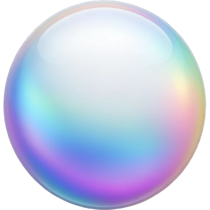 white bubble emoji
