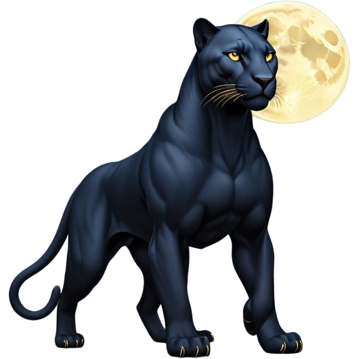 cinematic-panther-realistic-full-body-stalking-emoji,-sleek-midnight-black-coat-glowing-under-moonlight,-muscular-frame-moving-with-silent-power,-head-tilted-dramatically,-piercing-golden-eyes-filled-with-mystery,-simplified-yet-realistic-focused-features,-highly-detailed,-glowing-with-an-almost-sarcastic-glow emoji