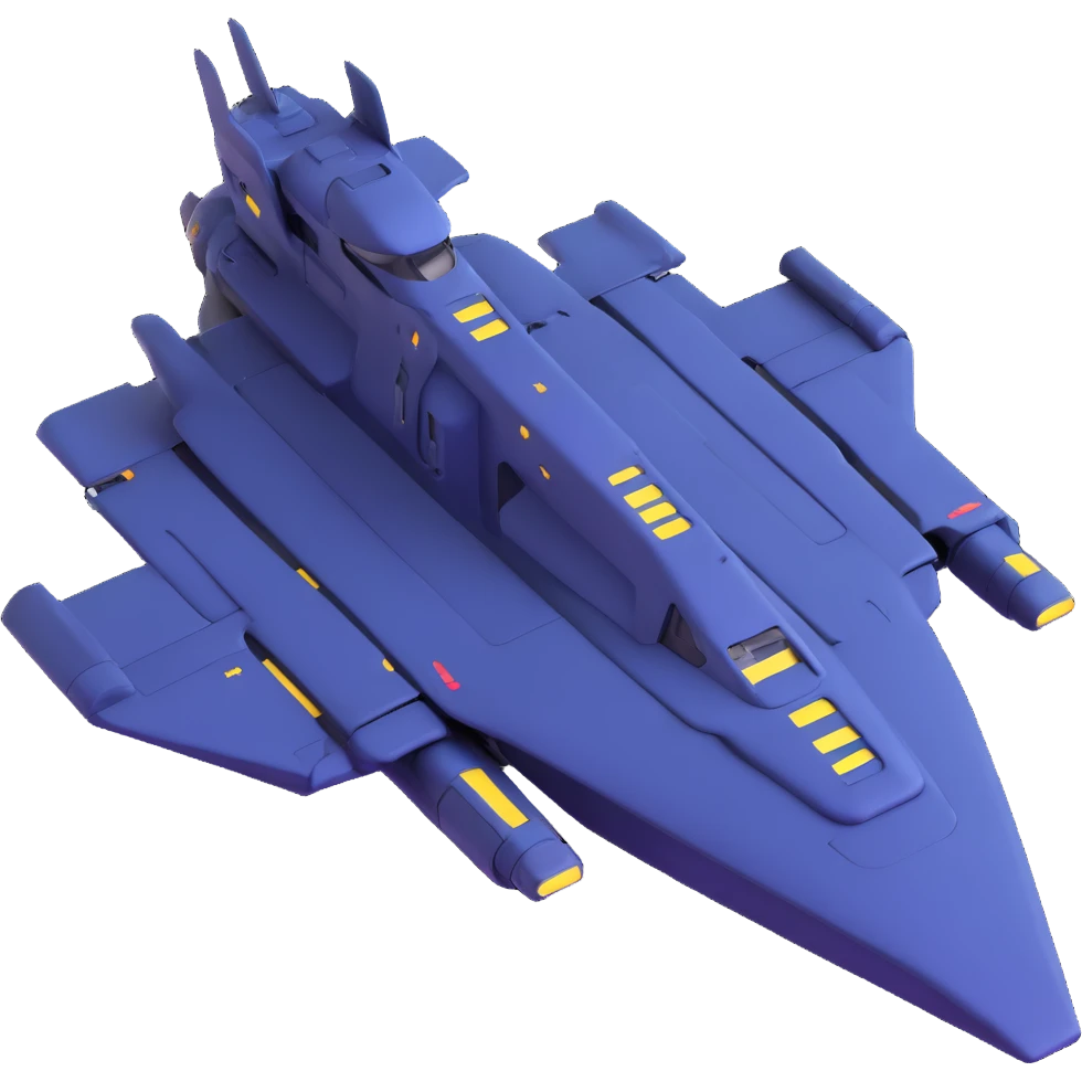 Massive capital ship with jump drive engines emoji