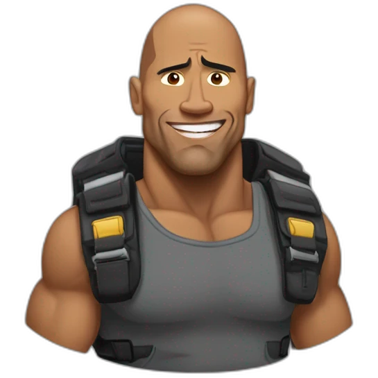 The Rock qui hausse le sourcil emoji