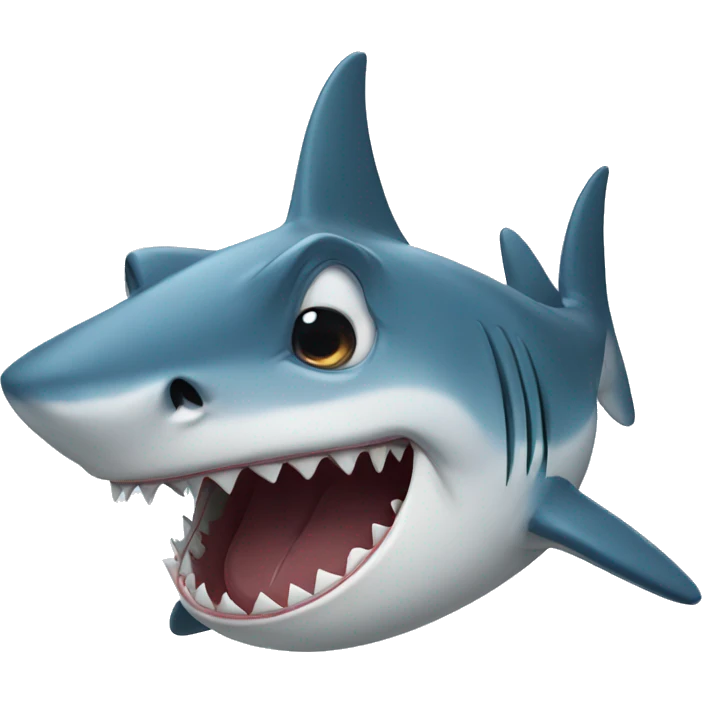 shark crying emoji