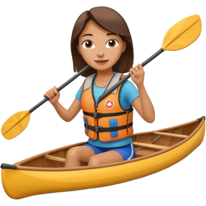 woman canoeist emoji