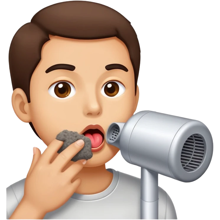 Mouth Licking Dryer Lint emoji
