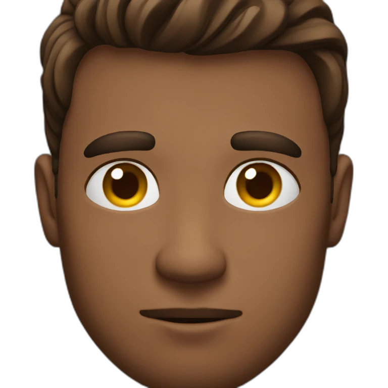 Brow hair guy with fever emoji