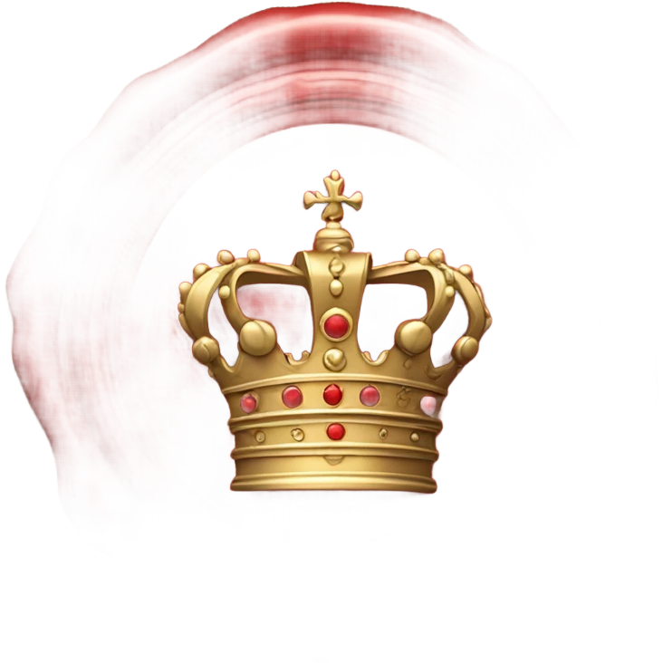 queen wax seal red circle emoji