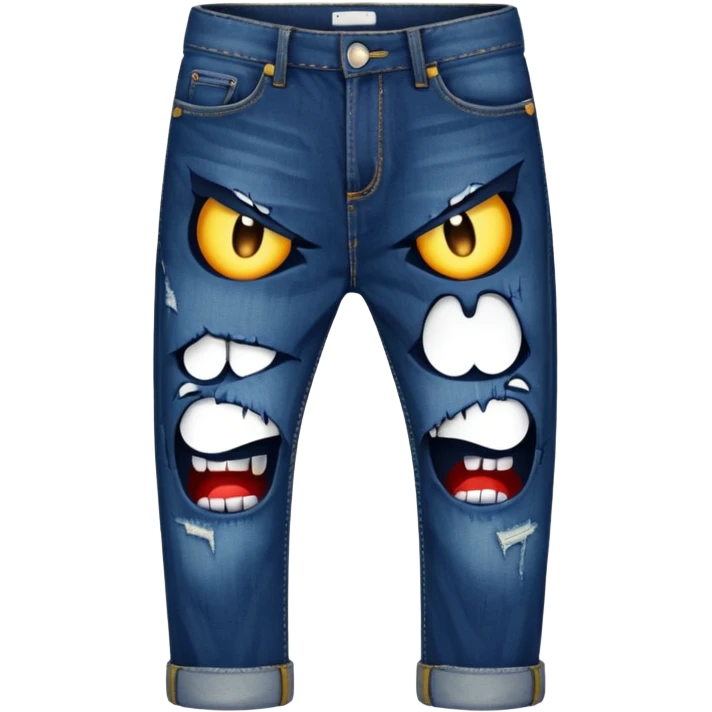 pants but they’re angry emoji