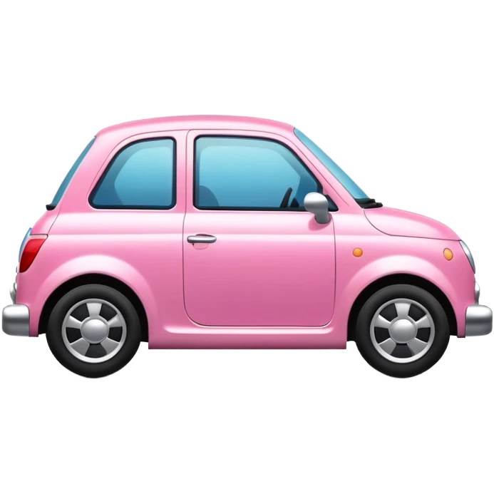 small pink car emoji