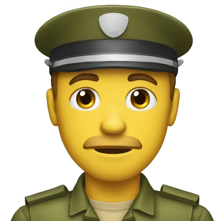 Unhappy solder emoji
