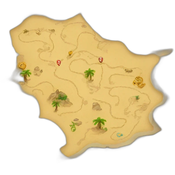 Treasure Map emoji