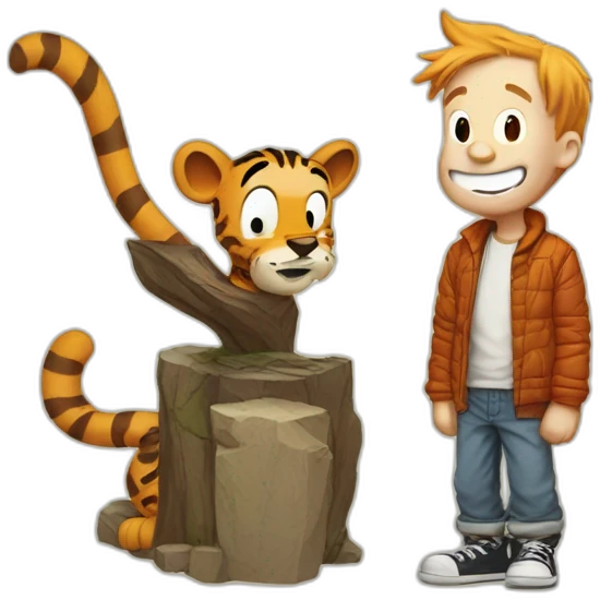 calvin and hobbes emoji
