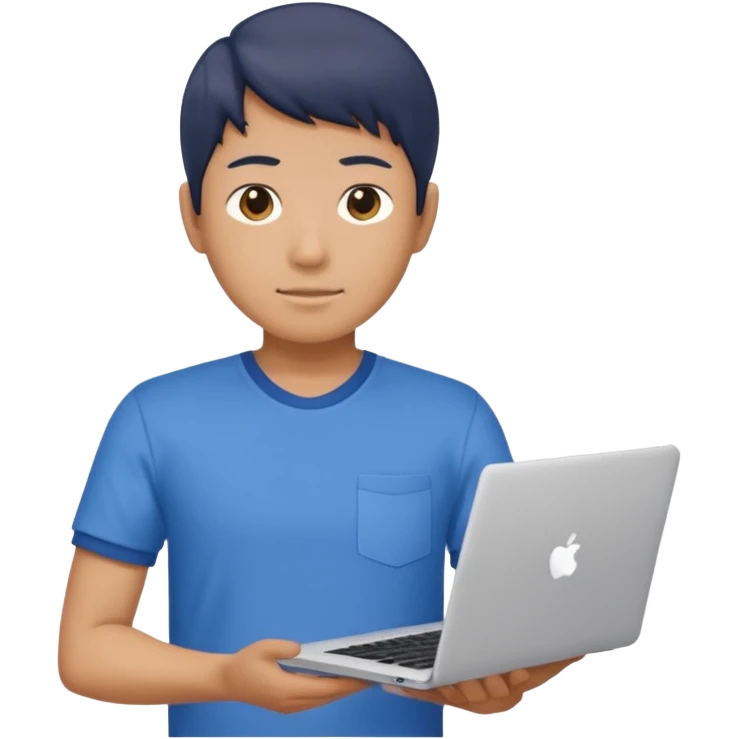 A japanese DEVELOPER WITH A LAPTOP emoji