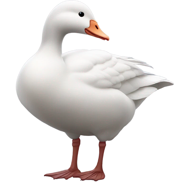 Goose blowing kisses  emoji