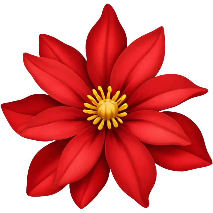 Flor de nochebuena emoji