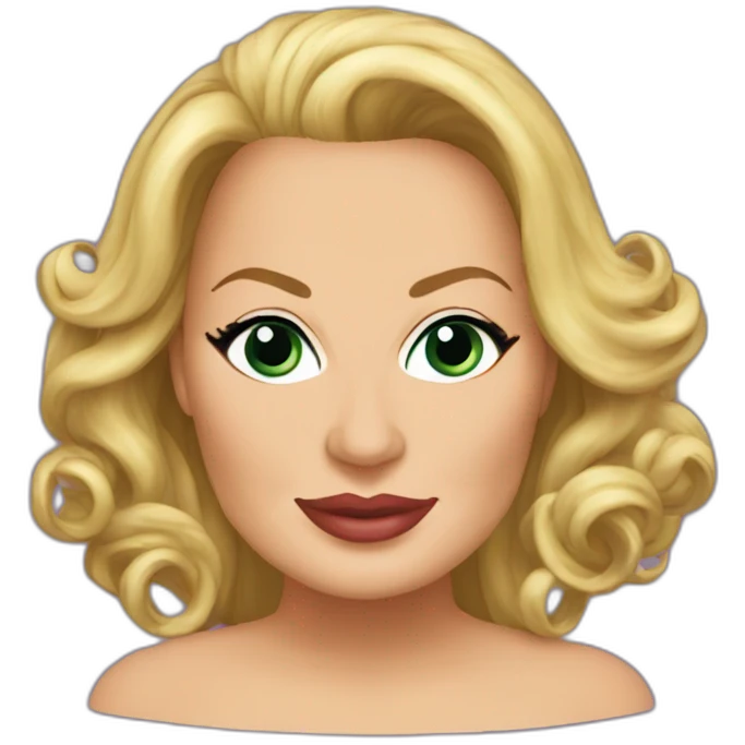 Jennifer Coolidge bald emoji