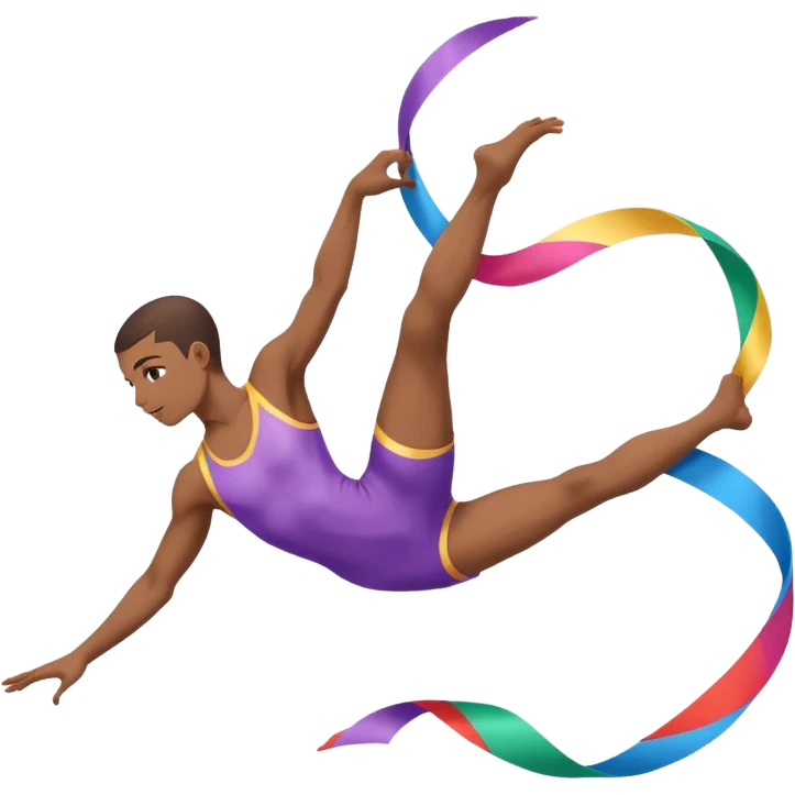 Acrobat + ribbon emoji