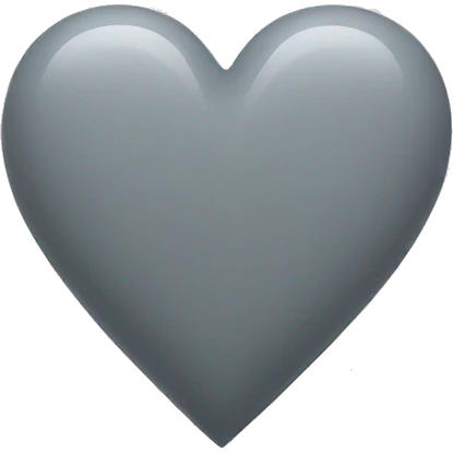 gray heart emoji