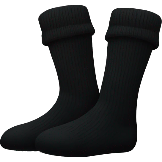 Black socks  emoji