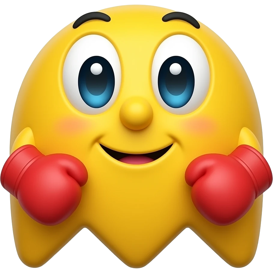 Boxing pac man emoji emoji