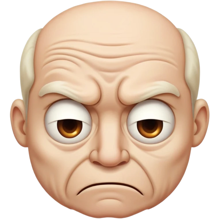 disgusted face emoji