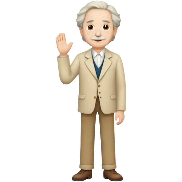 albert einstain full body  emoji