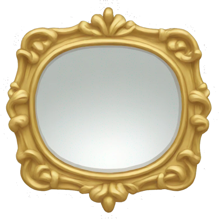 Gold Mirror emoji