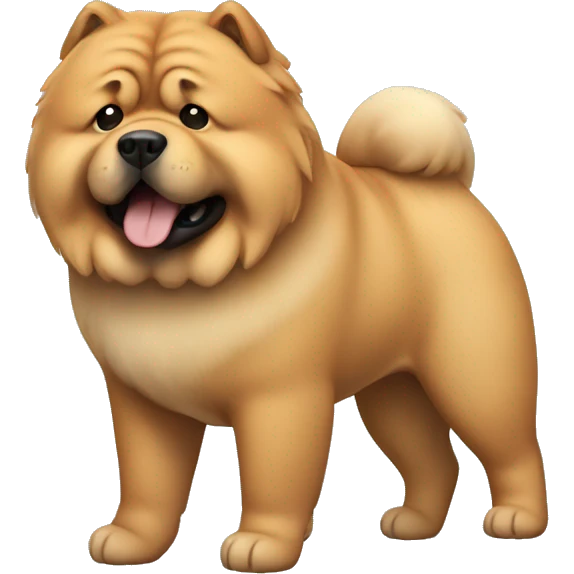 Chow-chow dog emoji